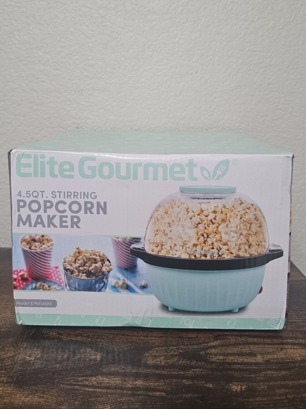 Elite Gourmet 4.5QT. Automatic Stirring Popcorn Maker - Picture 9 of 9